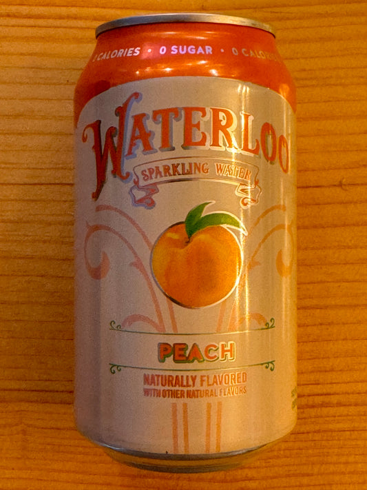 Waterloo Peach Sparkling Water