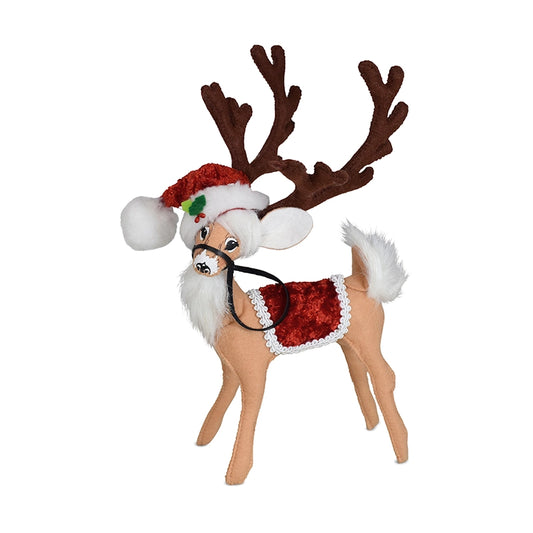 Christmas 8in Crimson Crush Reindeer 460322