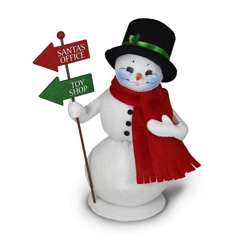 Christmas 9in North Pole Snowman 560022