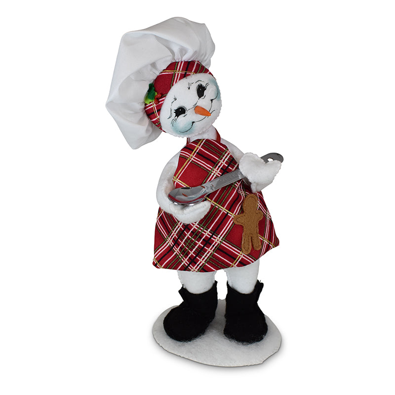 Christmas 9in Sugar & Spice Chef Snowman 560420