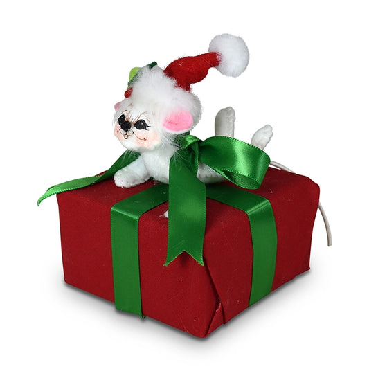 Christmas 3in Christmas Gift Mouse 610122