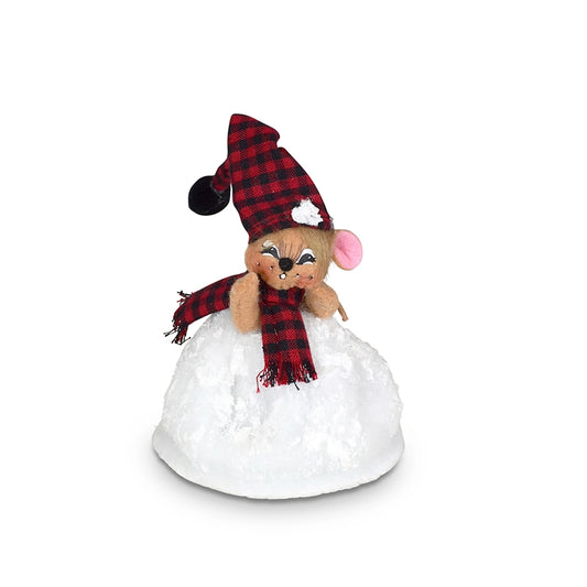 Christmas 3in Winter Woods Snowball Mouse 610222