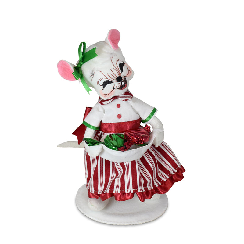 Christmas 6in Christmas Candy Girl Mouse 611621