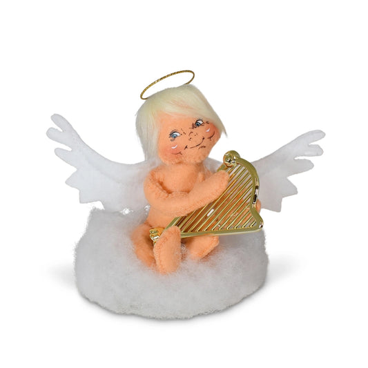 Christmas 5in Baby Angel With Harp 66021