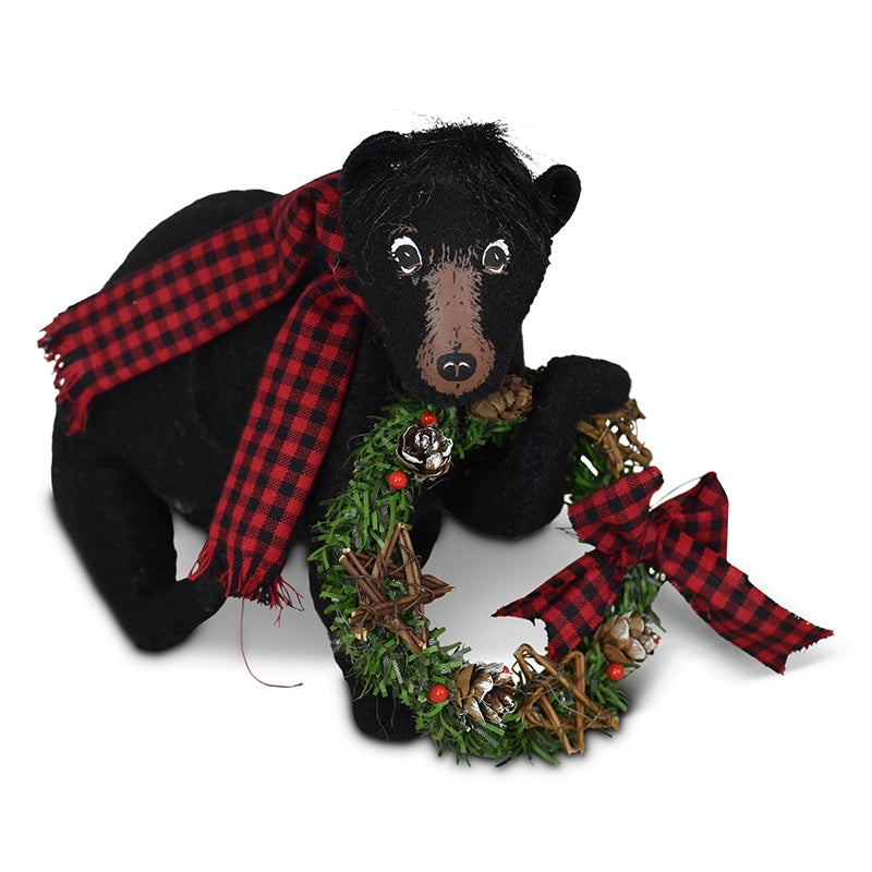 Christmas 6in Winter Woods Black Bear 760622