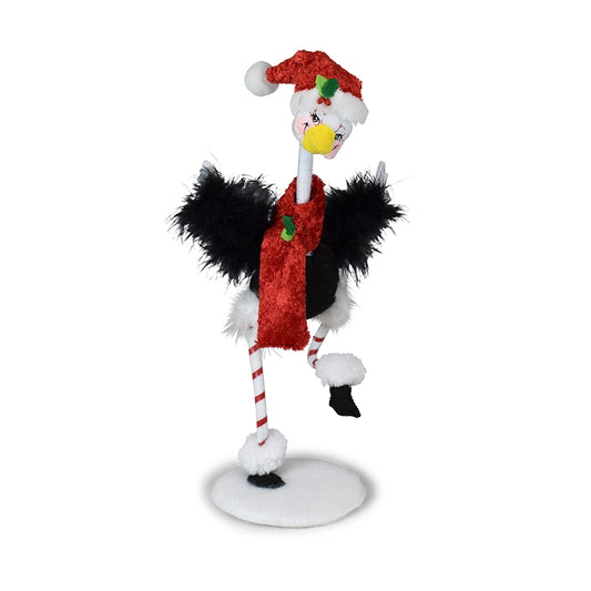 Christmas 11in Crimson Crush Ostrich 761022